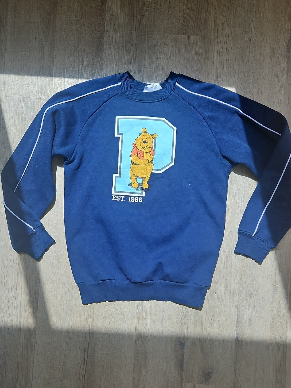 Disney Navy Winnie the Pooh Crewneck Sweatshirt